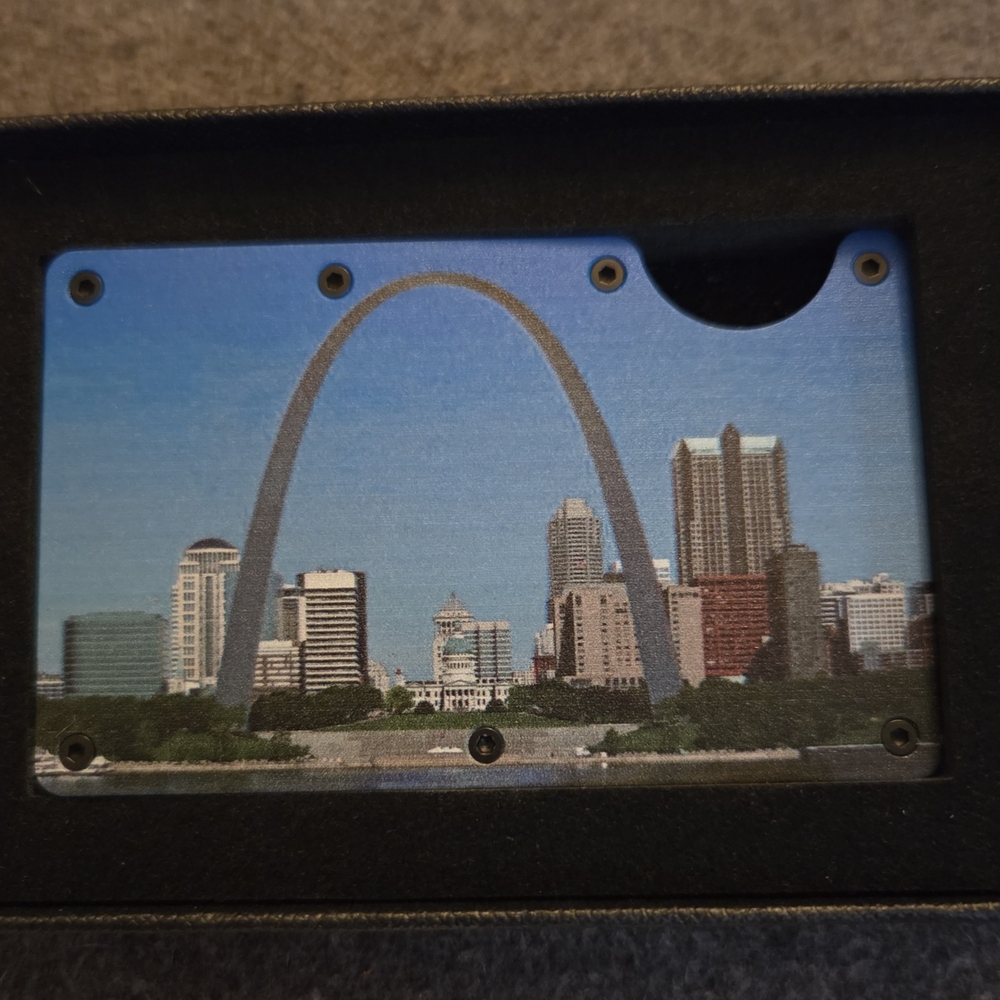 St. Louis Arch Card Holder Money Clip